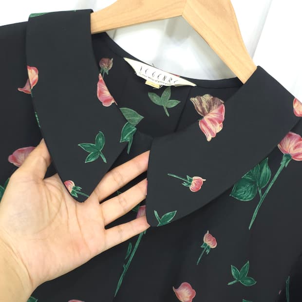 실크100% 블라우스