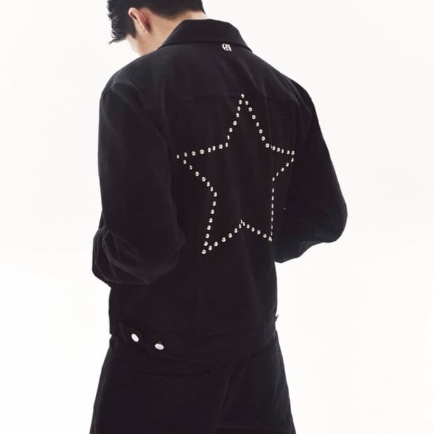 샴페인블랭크에스테틱 스터드 자켓 L