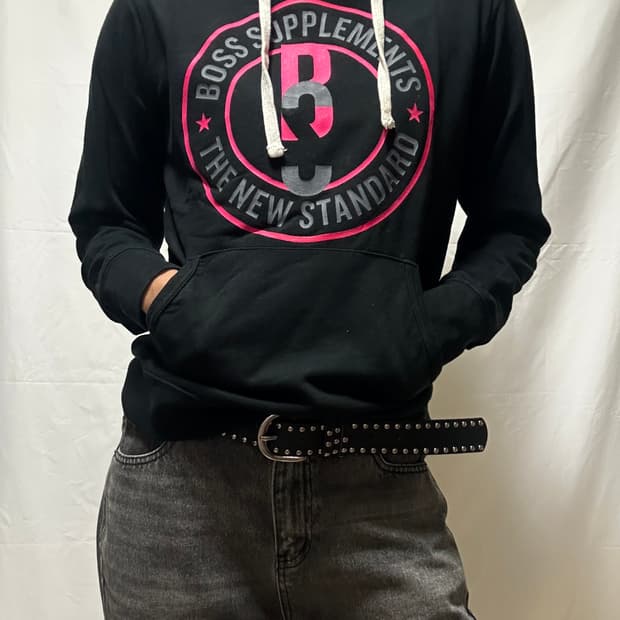 빈티지 빅프린팅 후드티