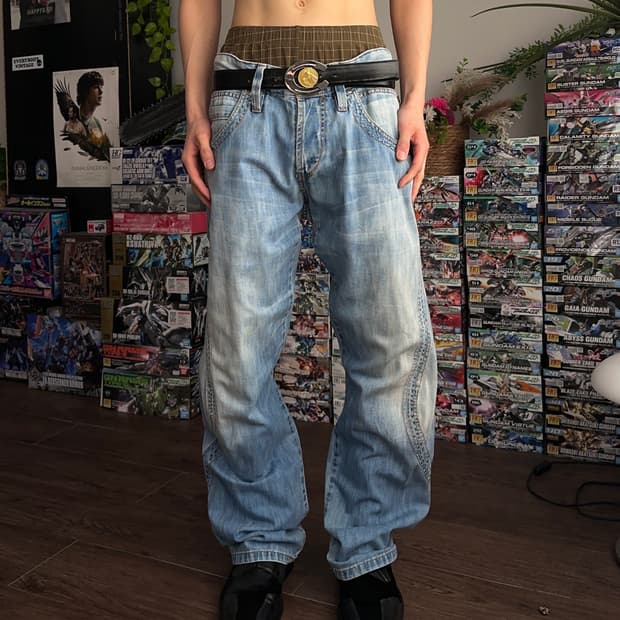 Hilfiger Denim 커브드 플레어 진