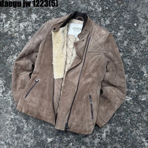 코치 스웨이드 자켓