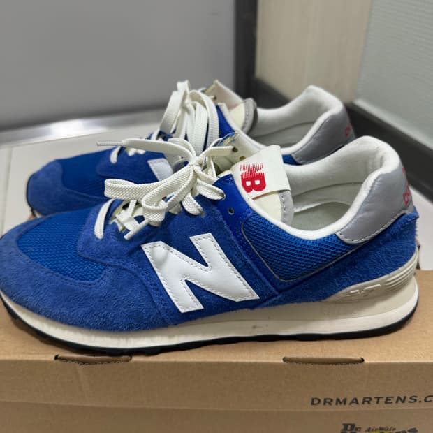 [275] 뉴발란스 574 헤리티지 블루 화이트