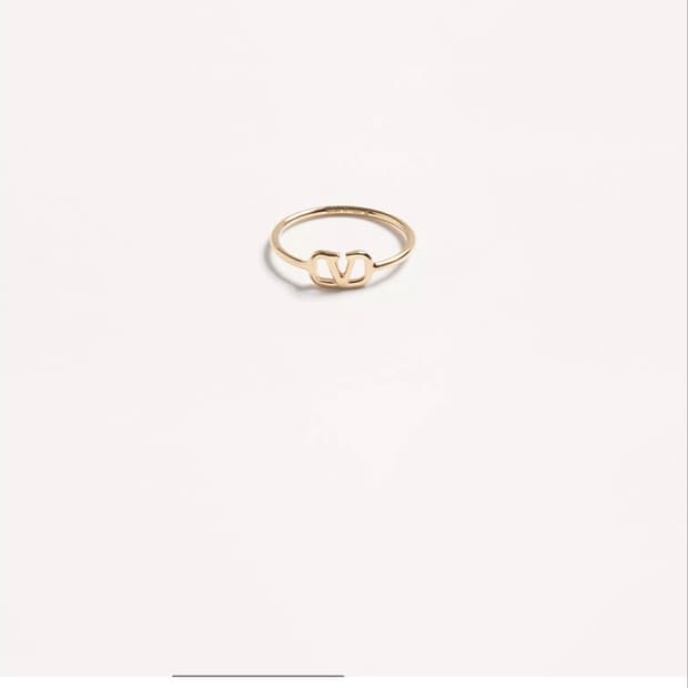 Valentino 발렌티노 시그니처 브이로고 링 반지