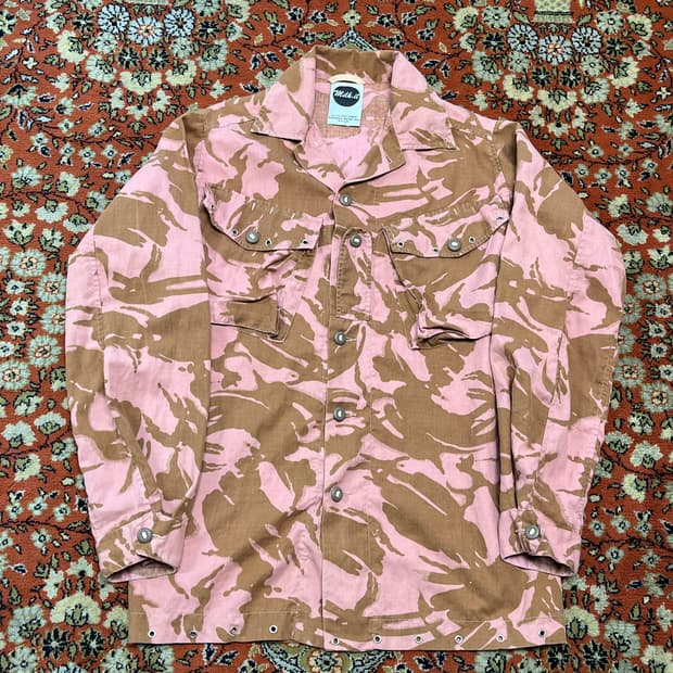 [100] 핑크 카모플라쥬 필드 셔츠 자켓
