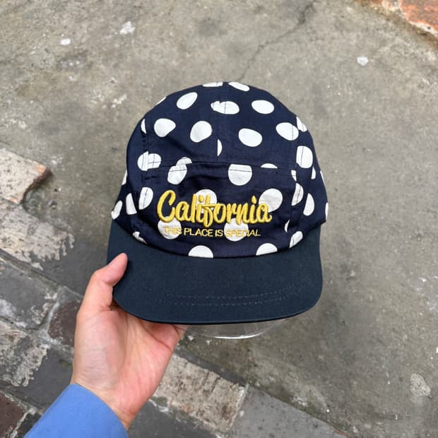 Vintage 빈티지 도트 땡땡이 볼캡 모자