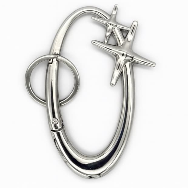 별 카라비너 키링