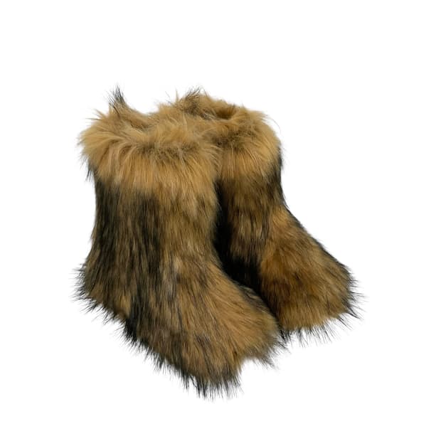 Vintage 페이크 퍼 부츠 (250)