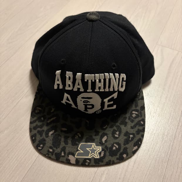 2012 BAPE 베이프 레오파드 스냅백