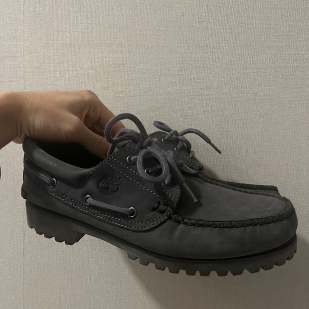 팀버랜드 보트슈즈 260 다크그레이