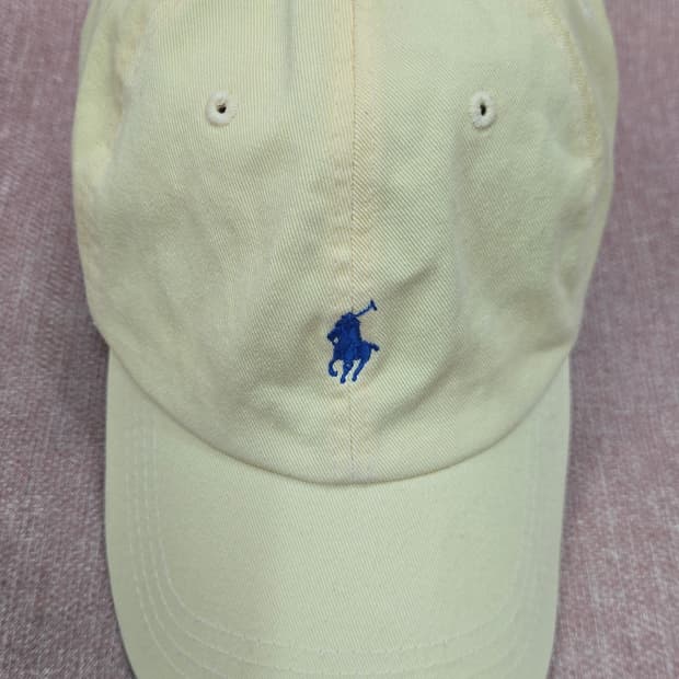 POLO정품  빈티지 폴로 랄프로렌 볼캡 개나리/파랑  