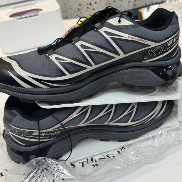 살로몬 XT-6 고어텍스 블랙 에보니 
