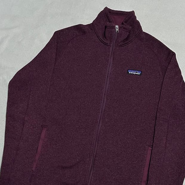 M 파타고니아 버건디 플리스 자켓