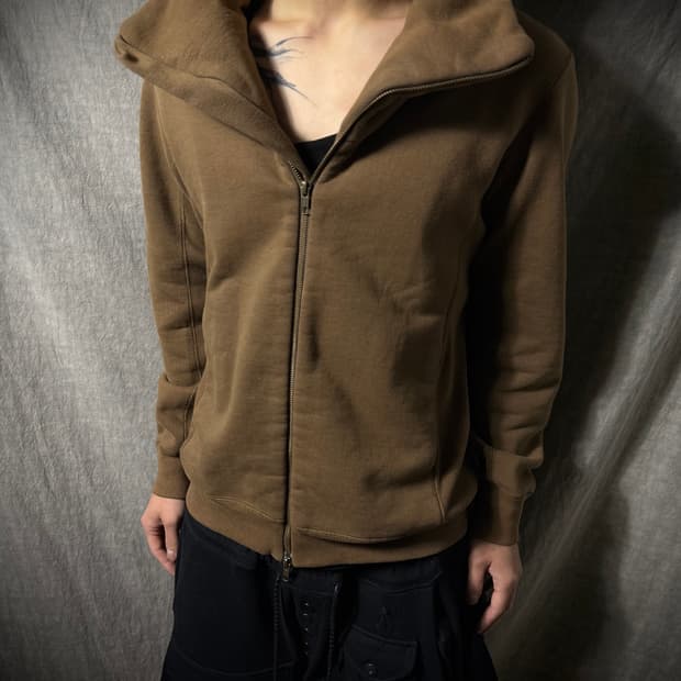 LAD MUSICIAN High Neck Sweat Zip Jacket 