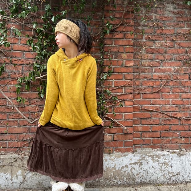 브라운 데일리무드 캉캉 스커트