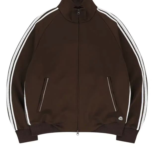 코이세이오 레이스 트랙 자켓 브라운 2사이즈