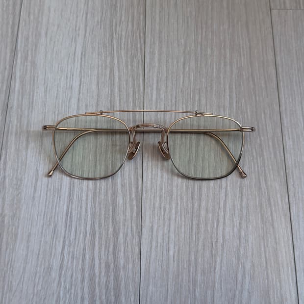 미스터젠틀맨 BRAD 투브릿지안경 col.A 유광골드