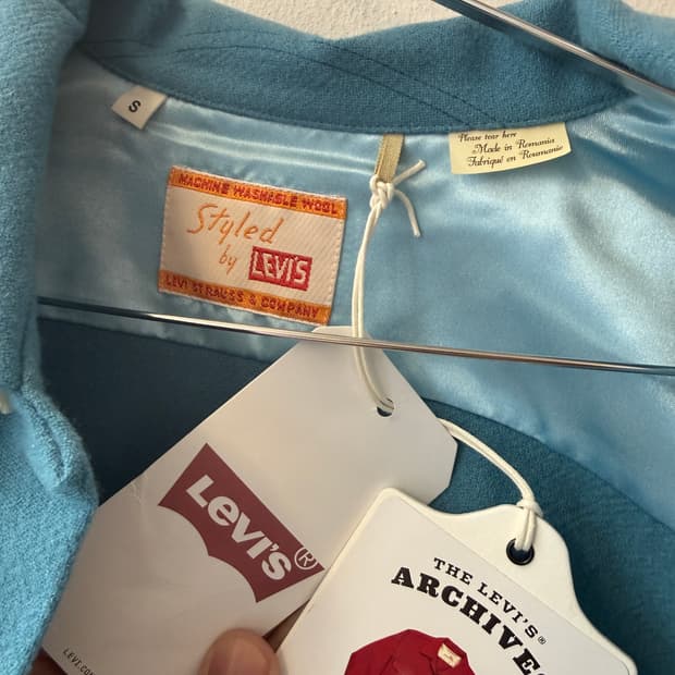 Levi’s LVC 워셔블 울 셔츠 자켓 S