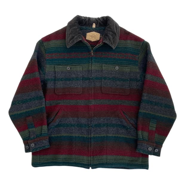 8-90‘s 울리치 블랭킷 스트라이프 울 자켓