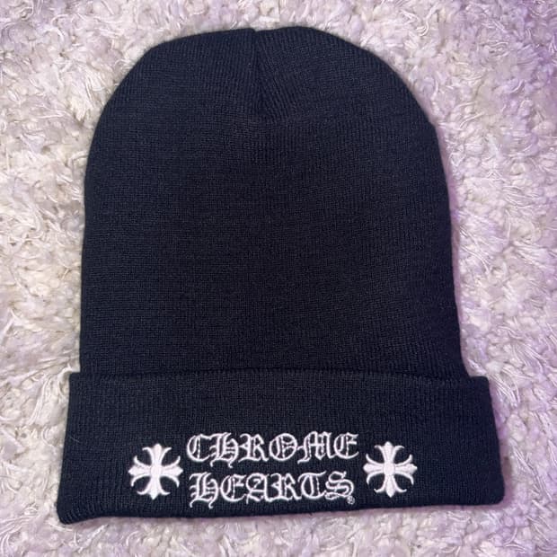 크롬하츠 레터링로고 비니