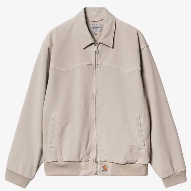 칼하트 WIP OG 산타페 워크자켓 라지 더스키 베이지