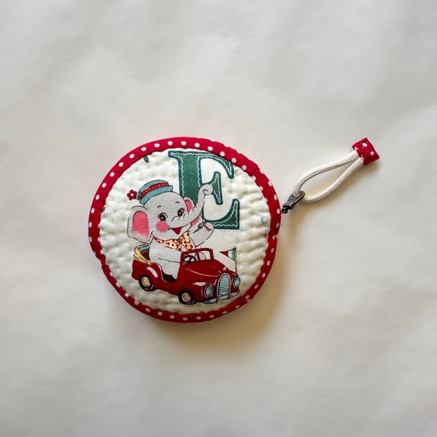 퀼트 파우치 / 코끼리 키링 / 핸드메이드