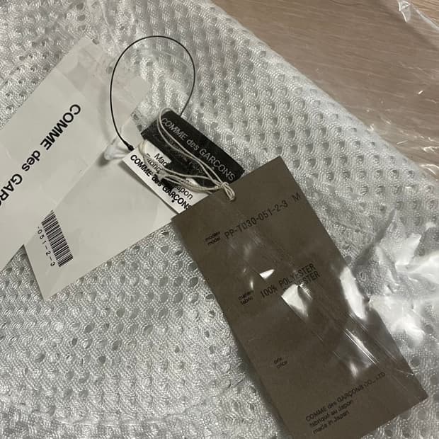 꼼데가르송 옴므 플러스 25aw 메쉬 티셔츠