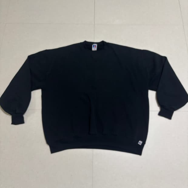 90s 러셀애슬레틱 스웻셔츠 블랙 xl