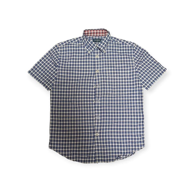 Panerai 체크 반팔 셔츠