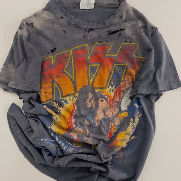 Vintage KISS 1984 World Tour  T-shirt
