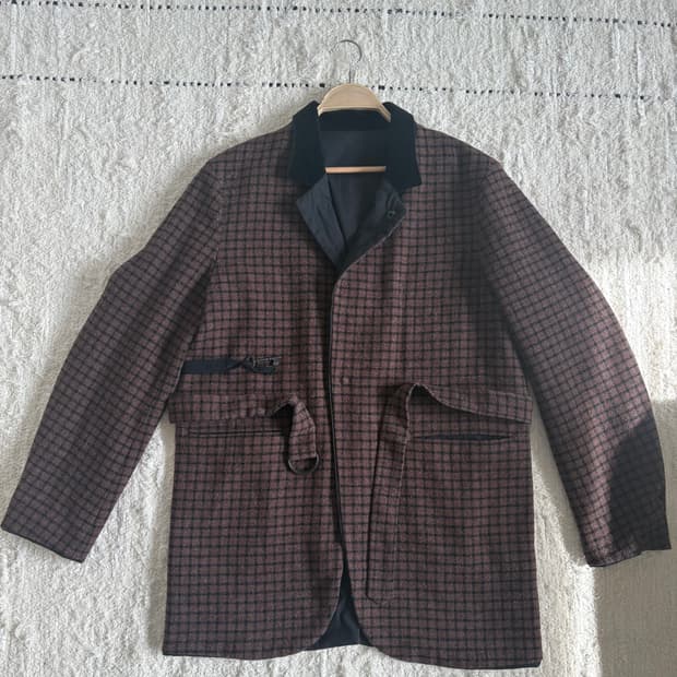 Sunsea reversible check coat
