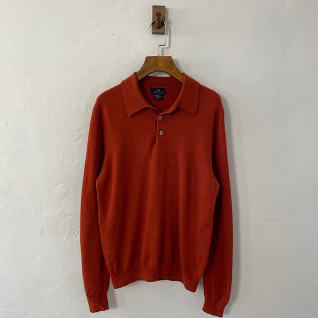 브룩스브라더스 카라 니트 