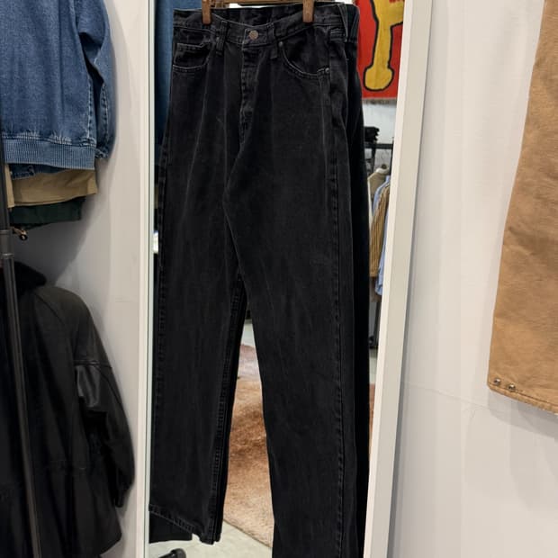 00s Wrangler 랭글러 컴포트 흑청 데님 팬츠 (34inch)