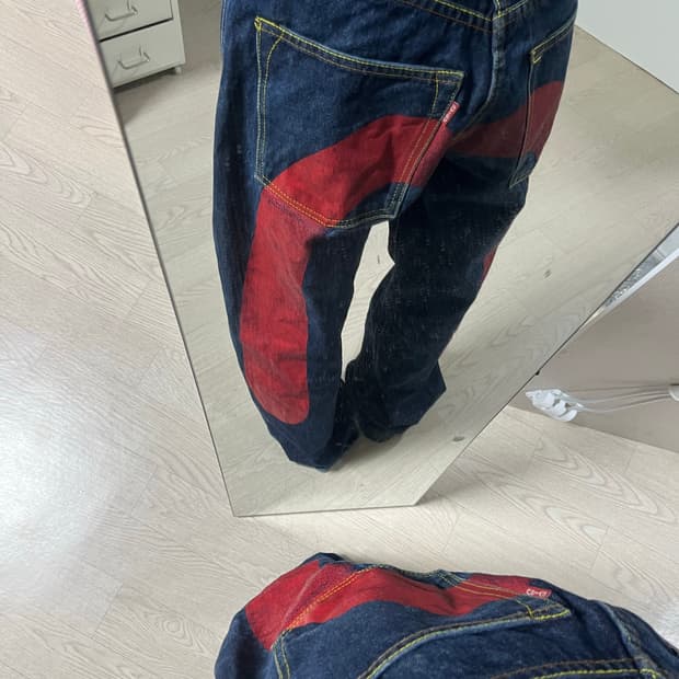 에비수 재팬 No.2 다이콕 빅 프린팅 팬츠