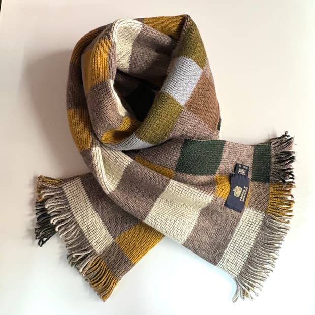 FAIRFAX 울 블록 체크 머플러 (JPN)