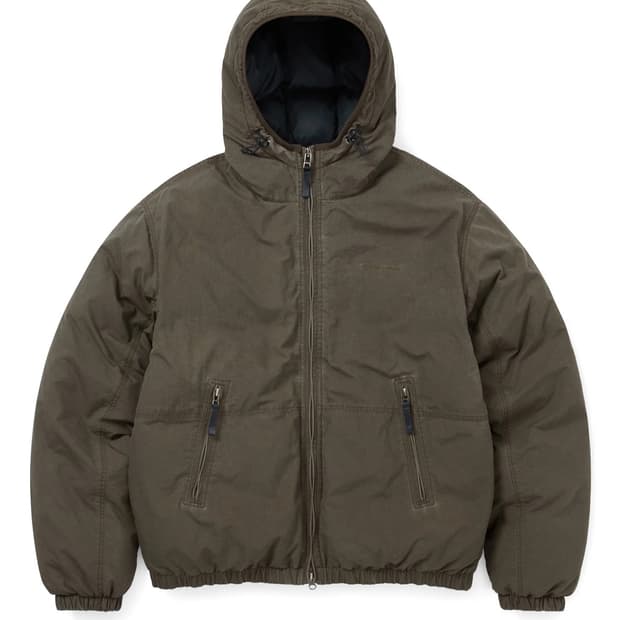 디스이즈네버댓 워시드 다운 푸퍼 자켓 XL