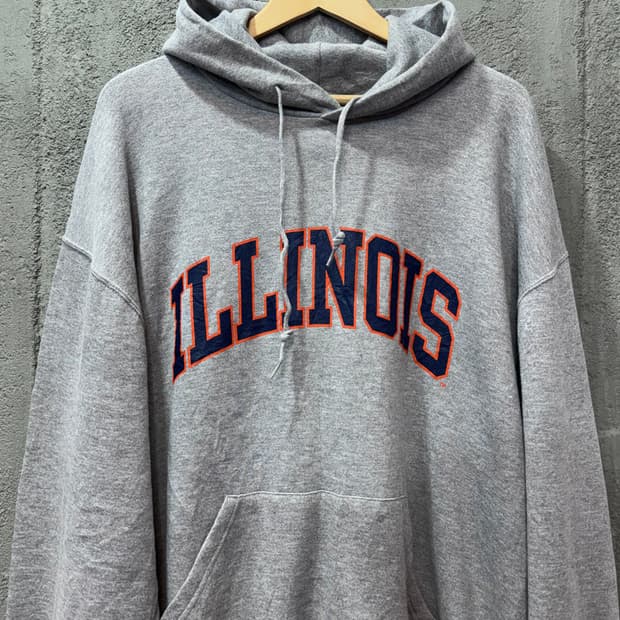 러셀 빈티지 일리노이 스웻 후드티 (XL)  