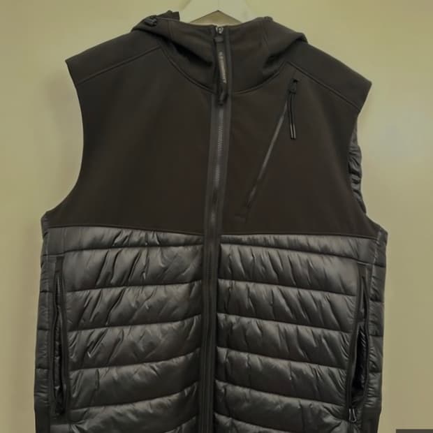 CP컴퍼니 씨피컴퍼니 후드 고글 조끼 패딩 54 (XL, 105)