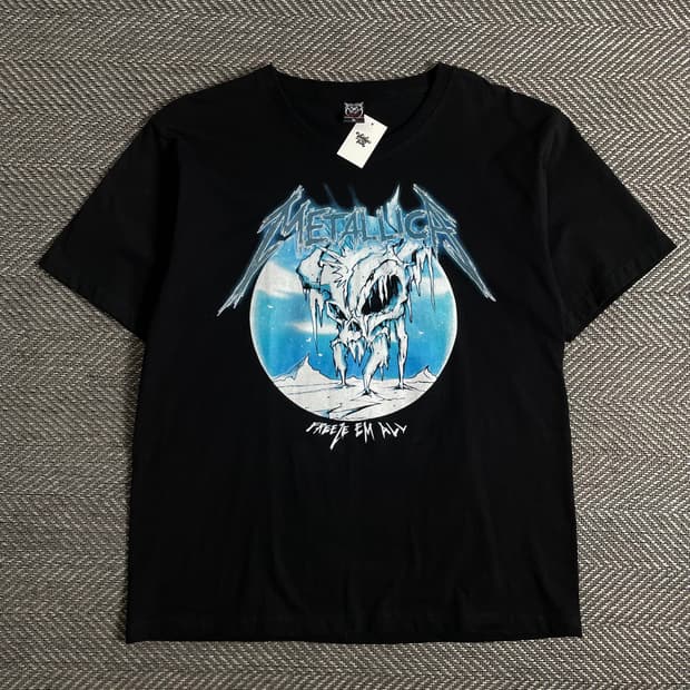 빈티지 메탈리카 락 밴드 티셔츠o 2949