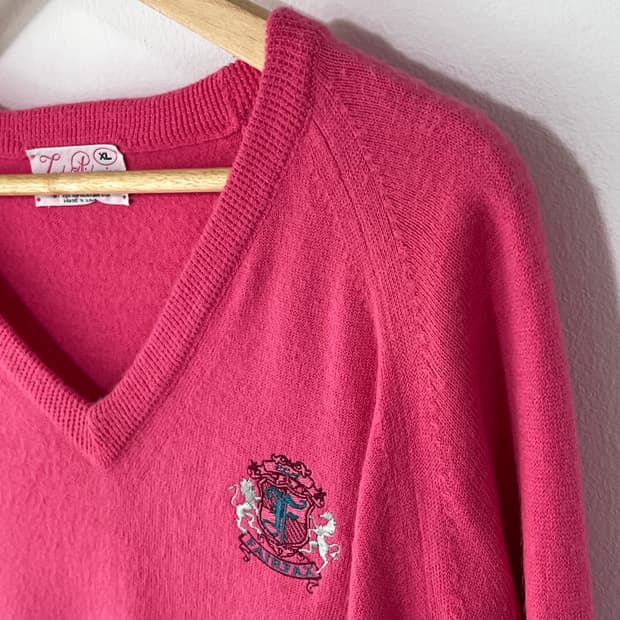 [XL] [USA MADE] 90s 빈티지 브이넥니트