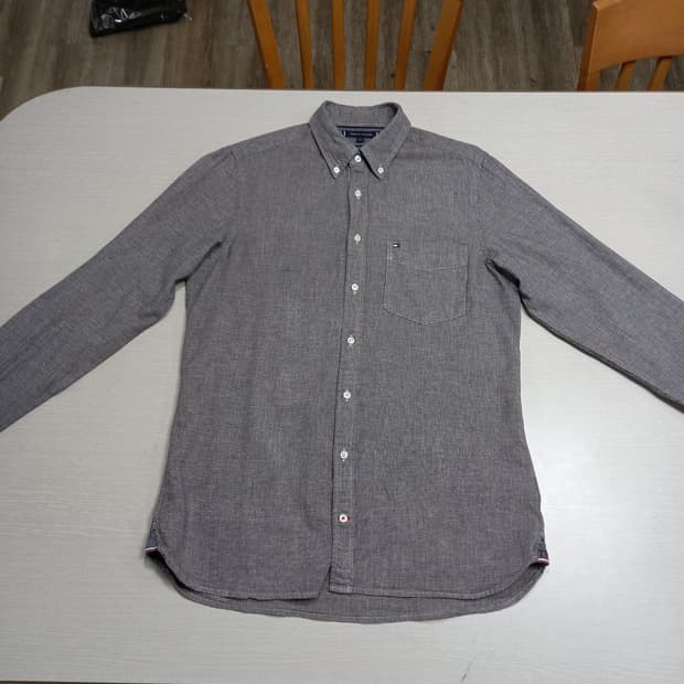 M95 Tommy&Hilfiger 린넨42% 긴팔셔츠 다크그레이 M-27