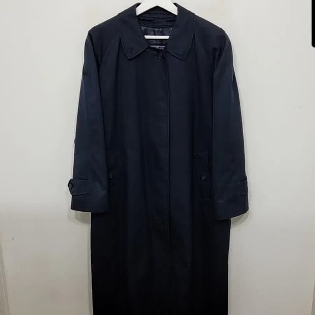 버버리 트렌치코트 네이비 싱글 내피세트 빅사이즈 매장판 
