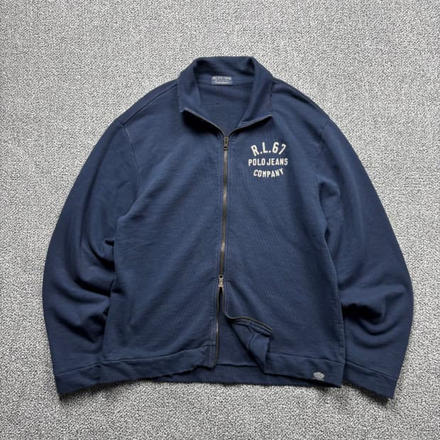 폴로 진스 컴퍼니 00s Regatta champ 러프 투웨이 코튼 집업
