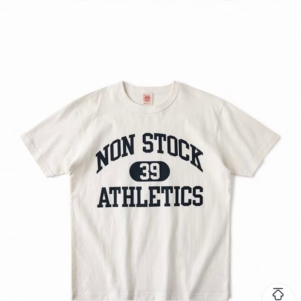 논스탁 프린팅 티셔츠 새제품 L 사이즈