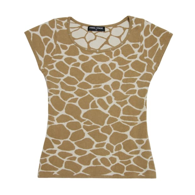 Giraffe Pattern knit