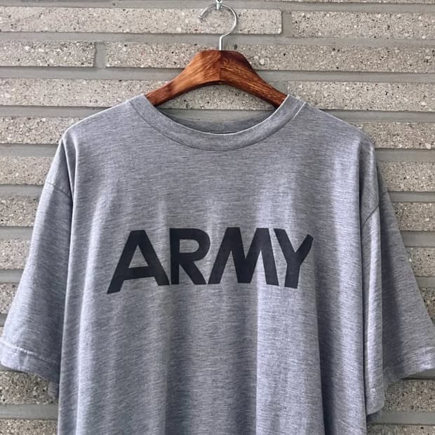 [L]오리지널 U.S ARMY 그레이 티셔츠