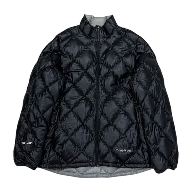 몽벨 빈티지 우먼 퍼텍스 나일론 800필 경량패딩 블랙 L