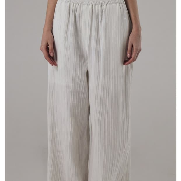 이지웨어 셋업 팬츠 화이트 Easy Wear Set-up Pants