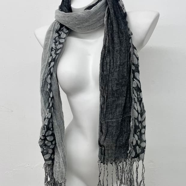 니혼진 모리 배색 머플러 