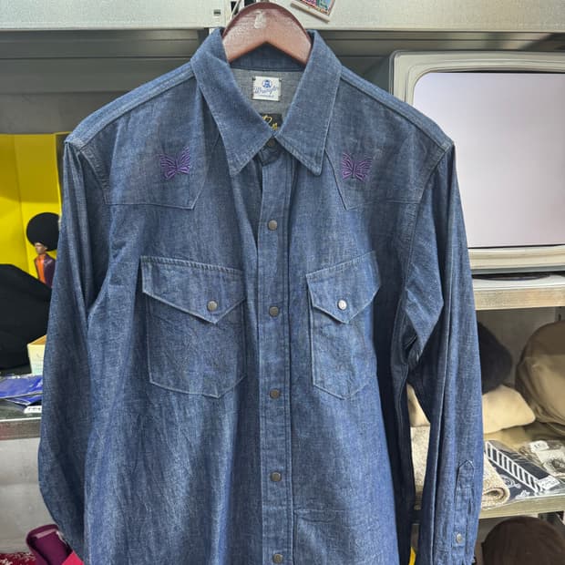 니들스 x 니들스 콜라보 청남방자켓 