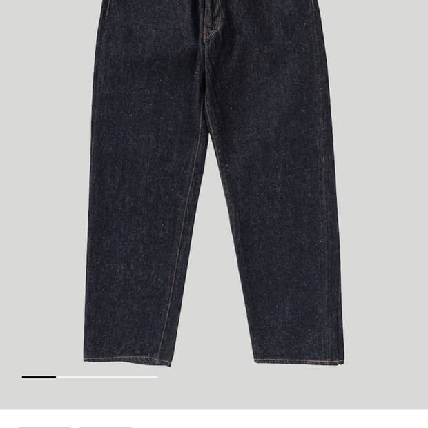 캡틴선샤인 5P Zipper Front Denim Pants 30